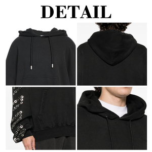 เสื้อฮู้ดผ้าฟลีซแบบสวมหัว 330 กรัม ผ้าฝ้าย 100% ขายส่ง สำหรับทุกเพศ เป็นมิตรกับสิ่งแวดล้อม สีพื้นเรียบ สำหรับฤดูหนาว  รับปักโลโก้ตามสั่ง จำนวนมาก - Product Image 6