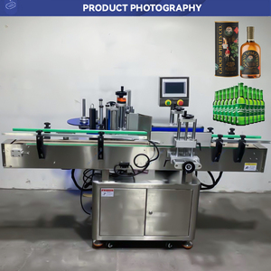 Durable Quality Round Glass Bottles <b>Label</b> Machine Efficiency <b>Circle</b> Bottle Surface Labeling Equipment - Product Image 6