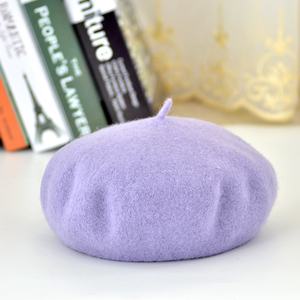 Nouvelles couleurs Style original de haute qualité pour les <span class=keywords><strong>chapeaux</strong></span> de béret pour femmes en laine chaude d'automne et d'hiver - Product Image 5