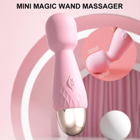 Taschen-Massagegerät Mini AV Magic Wand 10 Modi Leistungsstarker Vibrator Erwachsenen-Sexspielzeug Frauen Klitoris G-Punkt Stimulator Weiblicher Masturbator