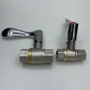 Vanne à gaz de cuisine commerciale d'hôtel Dongba Aokeli Vanne à boisseau sphérique en laiton avant en cuivre 4/6 Vanne principale à gaz naturel Alimentation manuelle - Product Image 2