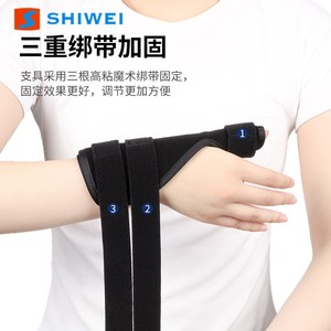Attelle de poignet et de pouce Shiwei avec plaque en aluminium pour immobilisation et fixation des fractures articulaires - Product Image 3