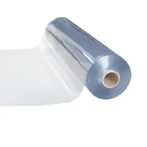 PVC 유연한 시트 유연한 크리스탈 클리어 PVC 롤 투명 소프트 패키지 PVC 필름 테이블 매트