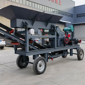 كسارة مطرقية محمولة صغيرة تعمل بمحرك ديزل، كسارة مطرقية صغيرة متنقلة لتكسير الفحم والزجاج وخام الذهب - Product Image 5