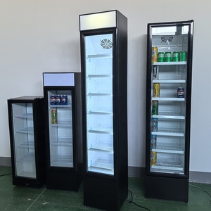 Réfrigérateur de bar à boissons <span class=keywords><strong>vitrine</strong></span> de boissons froides à porte en verre mince 105L - Product Image 4