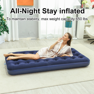 Matelas Gonflable au Design Moderne 188x75x22 cm pour Camping et Maison, Grand Stock pour Chambre et Hôtellerie - Product Image 4