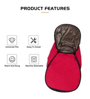 Siège de transport portable pour bébé, couverture pour les pieds, sac de couchage chaud pour bébé nouveau-né, couverture pour les pieds pour bébé pour la voiture