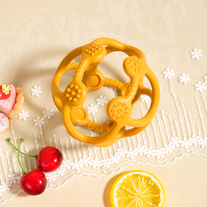 Mordedores Sensoriales para Bebés Libres de BPA, Mordedores de Silicona en Forma de Bola para Bebés, Juguetes Masticables para la Dentición, Lindos Mordedores de Silicona para Niños Pequeños - Product Image 6