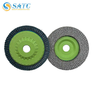 Disques à lamelles en alumine calcinée et zircone de qualité supérieure, 4 pouces |   Disques abrasifs à support plastique SATC, grains 40/60/80/120 <span class=keywords><strong>pour</strong></span> <span class=keywords><strong>meuleuse</strong></span> d'angle - Product Image 1