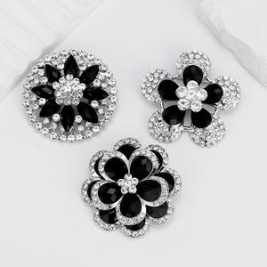 Broches de Moda con Diamantes de Imitación, Botones de Aleación Chapados en Oro, Personalizados, Unisex, para Uso Diario, Compromiso, Boda - Product Image 3