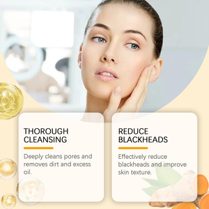 Limpiador Facial de Cúrcuma, Espuma Limpiadora Profunda e Iluminadora, 100 ml, para Todo Tipo de Piel - Product Image 4