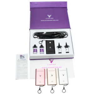 หลอดไฟยูวีสำหรับปลูกผมแบบขายส่ง ต่อผมแบบธรรมชาติพร้อมกาวโลหะสำหรับติดต่อผมแบบยูวี - Product Image 4