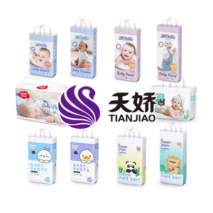 ผ้าอ้อมเด็กสำเร็จรูป TianJiao Couche En Gros แบบขายส่ง คุณภาพสูง ซึมซับดีเยี่ยม - Product Image 1