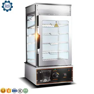 易于操作的玻璃蒸笼展示柜温度玻璃展示柜展示食品面包蒸笼蒸煮机