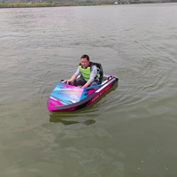 Personnalisable Mini Jet Boat à vitesse rapide de haute qualité Nouveau design Petit bateau électrique Moteur hors-bord Jet Ski Jet Car