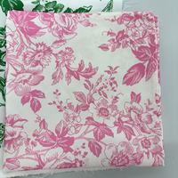 Serviettes de table en tissu polyester à imprimé floral décoratif pour mariage, fête, banquet, événements