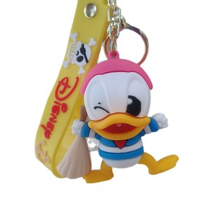 Porte-clés Mickey et Minnie en PVC écologique durable, figurines Donald Duck et Margarida, pendentif de voiture pour couples, cadeau - Product Image 2