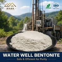 Bentonite pour fluide de forage à faible perte de liquide (API), faible teneur en sable et haute CEC, activée au sodium, pour puits profonds civils