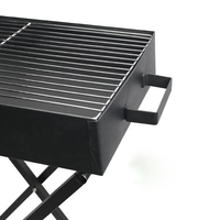 Camping en plein Air Barbecue Grill Barbecue cuisinière à charbon avec souffleur d'air