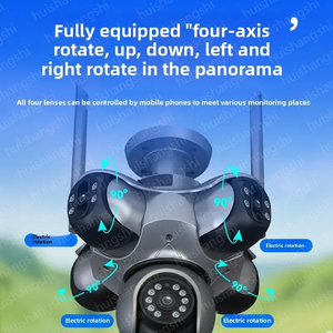 Ffvideo 5ptz 25mp siêu HD 5 ống kính 5 Màn hình máy ảnh ngoài trời không dây con người theo dõi <span class=keywords><strong>WIFI</strong></span> <span class=keywords><strong>IP</strong></span> CCTV Mạng giám sát an ninh máy ảnh - Product Image 3