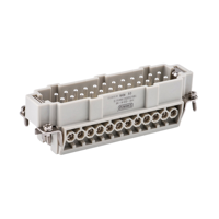Conector de cable de servicio pesado de potencia multipin industrial modular rápido macho/hembra eléctrico