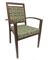 Fauteuil moderne et élégant Mobilier de maison Fauteuil de salle à manger Chaise de salle à manger résistante aux taches pour personnes âgées et soins à domicile