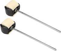 White Felt Bass Drum Beater Set Accessory Parts for Drum Pedals for Musical Instrument Players