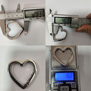 Anneau <span class=keywords><strong>d</strong></span>'<span class=keywords><strong>amour</strong></span> en métal, porte-clés en forme de cœur, clip à ressort <span class=keywords><strong>pour</strong></span> la fabrication de sacs à main, attache à anneau <span class=keywords><strong>d</strong></span>'<span class=keywords><strong>amour</strong></span> à bords arrondis, support de porte-clés - Product Image 5