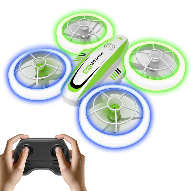 4-axis Rechargeable Rc Quadcopter 360 Degrees Flip Stunt Flying Toy Fall-resistant Remote Control Mini Drone Toys With Led Light