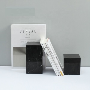 Professional Wholesale Custom Art Deco Marble Column Style Bookend Set for Home Restaurant & Hotel Decoration-Birthday Gift