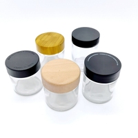 Paquetes Cali a prueba de olores 1oz 2oz 3oz 4oz 5oz 6oz 8oz 18oz Frascos de vidrio resistentes a los niños Botellas Frasco de vidrio a prueba de niños personalizado 3,5g