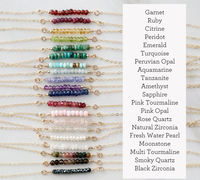 Nouveauté : Collier pour femme en acier inoxydable plaqué or 18 carats avec améthyste facettée de 3 mm, pierre de naissance, cadeau pour elle