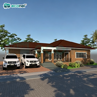 Casa Prefabricada de Acero Ligero de Alta Calidad, Ahorradora de Energía, Ecológica, Duradera y de Fácil Montaje