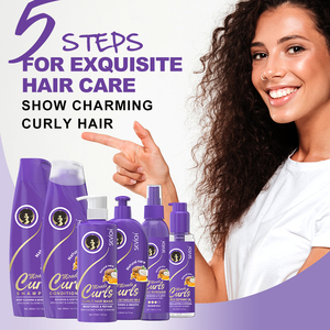 Ensemble de soins capillaires <span class=keywords><strong>pour</strong></span> <span class=keywords><strong>cheveux</strong></span> <span class=keywords><strong>bouclés</strong></span> solides d'usine, produits de soins capillaires <span class=keywords><strong>pour</strong></span> femmes, <span class=keywords><strong>cheveux</strong></span> naturels - Product Image 2