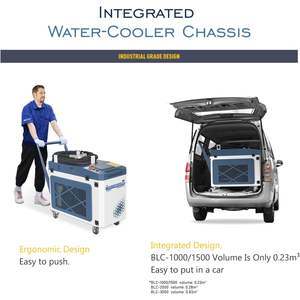 Nueva Máquina de Limpieza Láser de Fibra CW de 2000W, Marca JPT, Refrigerada por Agua, para Eliminar Óxido de Acero Inoxidable, Pintura de Metal, Aceite y Madera - Product Image 2