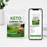 Thé détoxifiant Minweng 28 jours, thé naturel à base de plantes pour purifier le corps, amincir, perdre du poids, sans sucre, adapté au régime cétogène, thé en sachet sous vide pour adultes