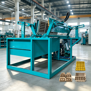Machine à fabriquer des barquettes à œufs en pâte à papier, engrenage de formage pour barquettes à œufs et <span class=keywords><strong>porte</strong></span>-gobelets biodégradables - Product Image 6