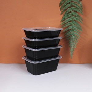 Nhà Hàng Hộp Ăn Trưa lò vi ba Takeaway lấy ra hình chữ nhật dùng một lần nhựa Hộp Ăn Trưa lấy đi hộp đựng thức ăn có nắp đậy - Product Image 3