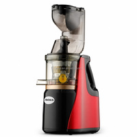 Extracteur de jus lent domestique avec goulotte d'alimentation large de 80 mm, moteur DC 250 W, rendement élevé de 75 % en jus, nettoyage facile, couvercle en maille d'acier inoxydable