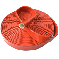 Gaine thermique en fibre de verre enduite de silicone pour la protection des conduites de carburant, hydrauliques et d'huile