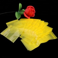 Sacs en plastique LDPE transparents refermables, biodégradables, petits et grands, pour emballage alimentaire plat, avec valve, taille/logo personnalisés disponibles
