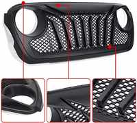 Spedking 2018 2019 2020 2021 4x4 accessoires tout-terrain grille de pare-chocs avant pour JEEP WRANGLER JL JT