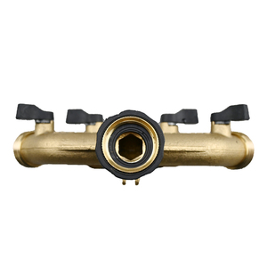 Répartiteur de <span class=keywords><strong>tuyau</strong></span> <span class=keywords><strong>d</strong></span>'<span class=keywords><strong>arrosage</strong></span> en laiton à 4 voies de 3/4 "Distributeur de connecteur <span class=keywords><strong>d</strong></span>'<span class=keywords><strong>arrosage</strong></span> de type Y <span class=keywords><strong>pour</strong></span> <span class=keywords><strong>robinet</strong></span> et <span class=keywords><strong>robinet</strong></span> extérieurs - Product Image 3