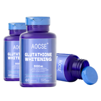 Capsules de collagène et de glutathion de haute qualité à marque privée OEM, 5000 mg, complément pour adultes pour éclaircir et raffermir la peau