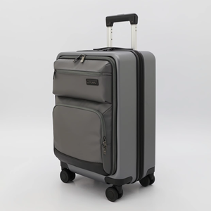 20インチハイブリッド素材荷物カスタマイズ可能ロゴフロントオープニングデザインキャリーオントラベル荷物セットサイレントスピナーホイール付き - Product Image 2