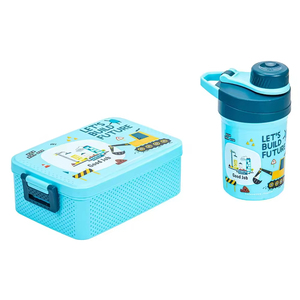 Kids Lunch <strong>Box</strong> Set School Food <strong>Storage</strong> Containers Household <strong>Kitchen</strong> <strong>Storage</strong> Children Kids Lunch <strong>Box</strong> with Water Bottle Set - Product Image 4