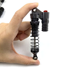 2個フルメタルRCピギーバックショックアブソーバー穴90mm 1/10 RCクローラーカー用アキシャルSCX10 90046 D90 KM2 Y05 - Product Image 5