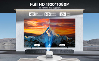 Projecteur de téléphone F10 de haute qualité, système d'exploitation Whale OS, mini projecteur Netflix officiel, 4k, intelligent, Wifi, projecteur Full HD 1080p