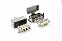 Connecteur industriel automobile multipolaire SENTUO He 16 broches 16A 250V en cuivre IP65/IP67 avec boîtier en acier inoxydable robuste