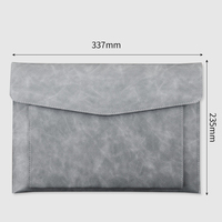Porte-documents professionnel en cuir PU imperméable, grande capacité, porte-fichiers pour le bureau, logo personnalisé disponible